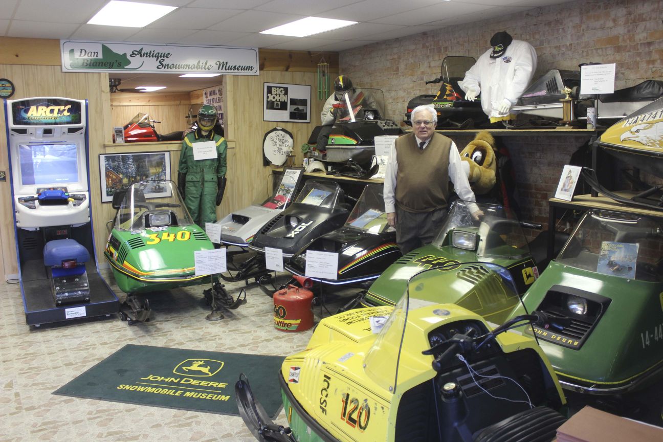 Dan Blaney and the Morocco Antique Snowmobile Museum